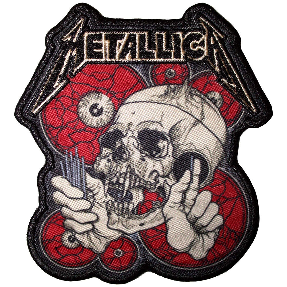 METALLICA - Shortest Straw Red Eyes Woven Patch