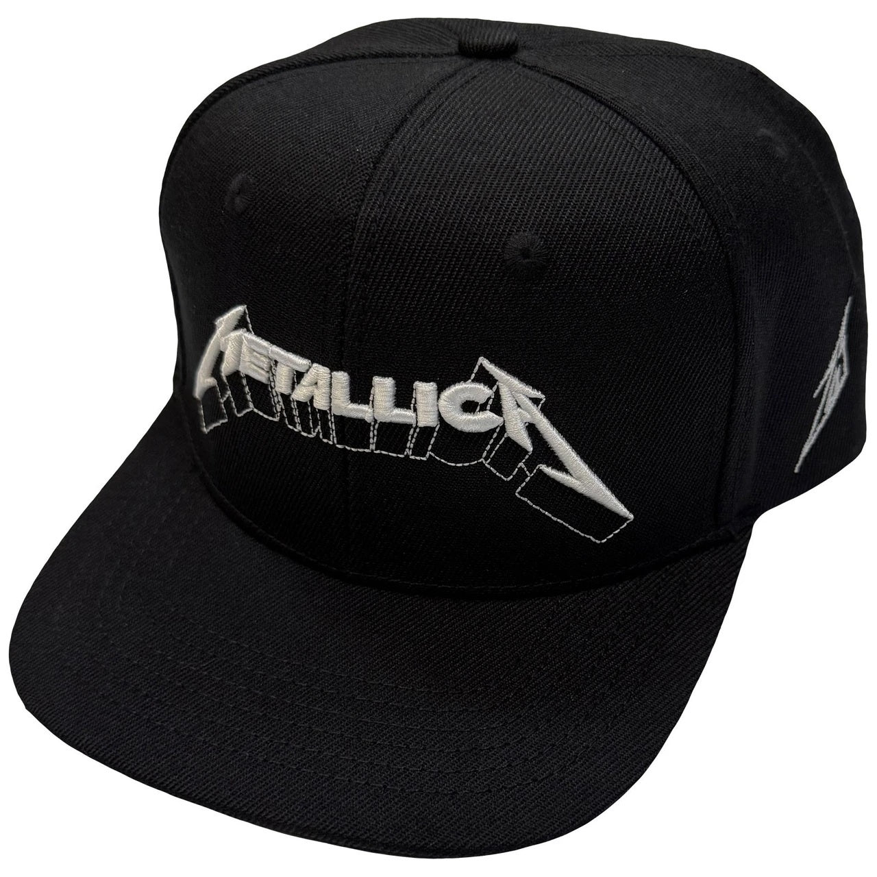 METALLICA - 3D Text & M Logos Snapback Cap