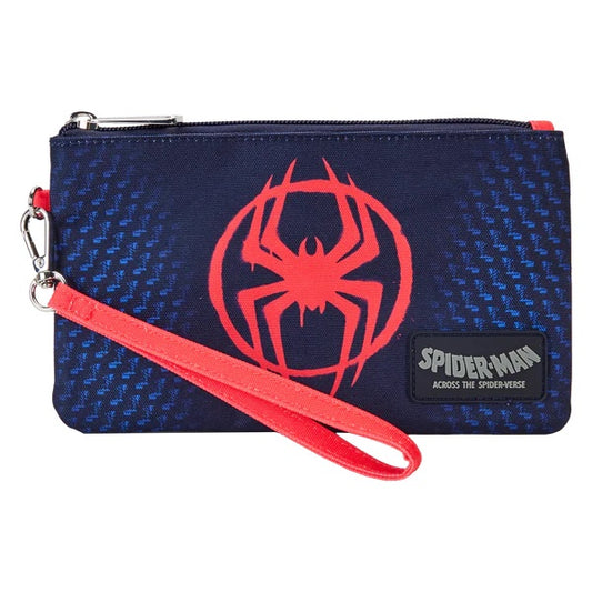 LOUNGEFLY : MARVEL - Spider-Verse Miles Morales Wristlet Pouch