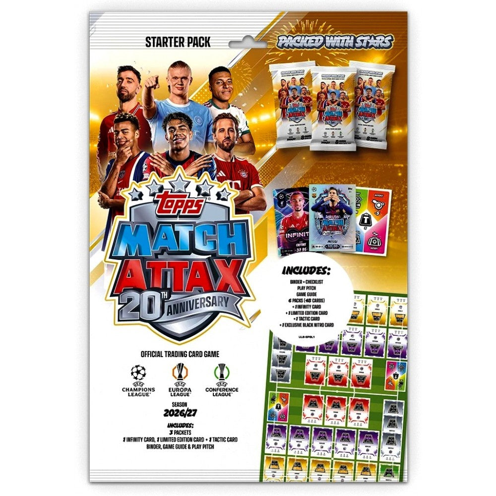 MATCH ATTAX - 2026/27 Trading Card Starter Pack