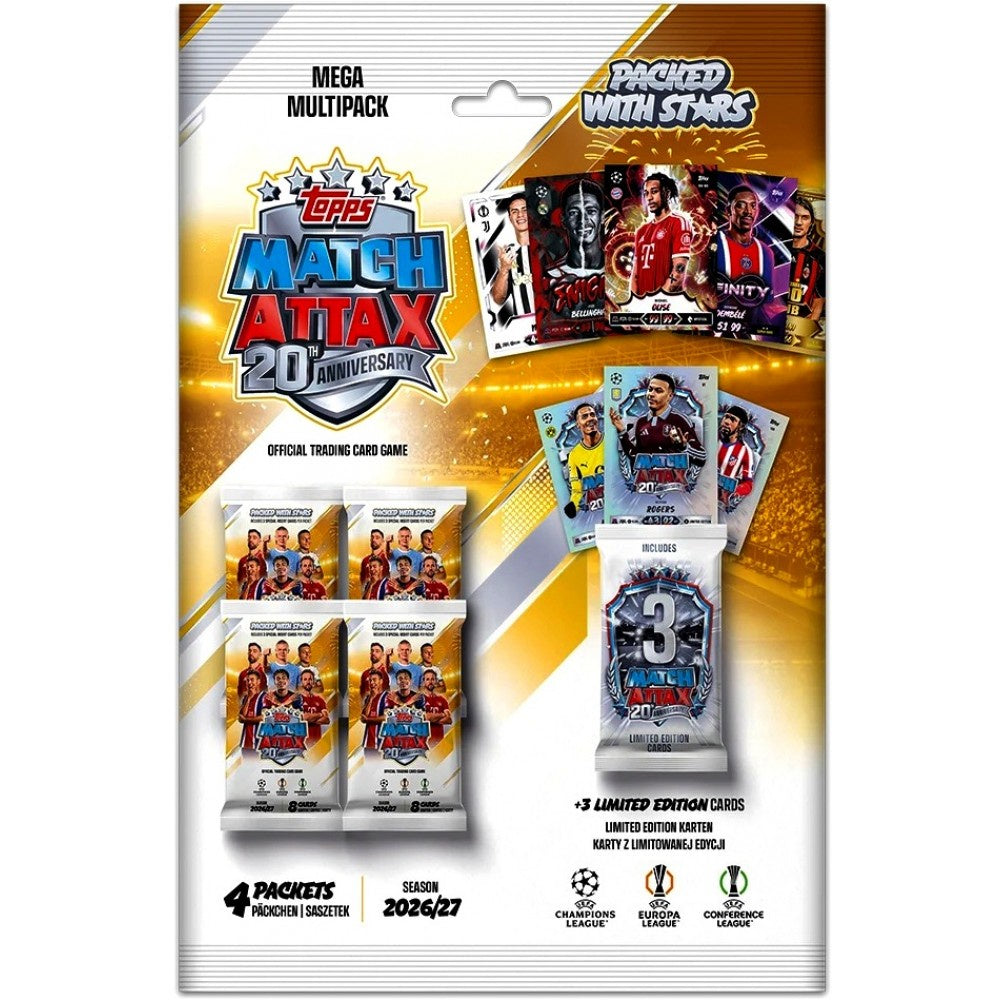 MATCH ATTAX - 2026/27 Trading Card Multipack (4 Booster Packs)