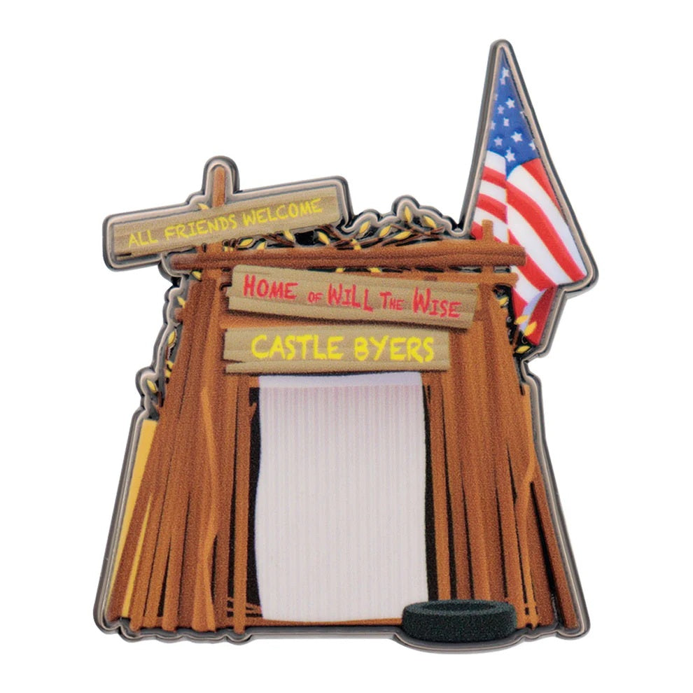 STRANGER THINGS - Castle Byers Limited Edition Pin Badge