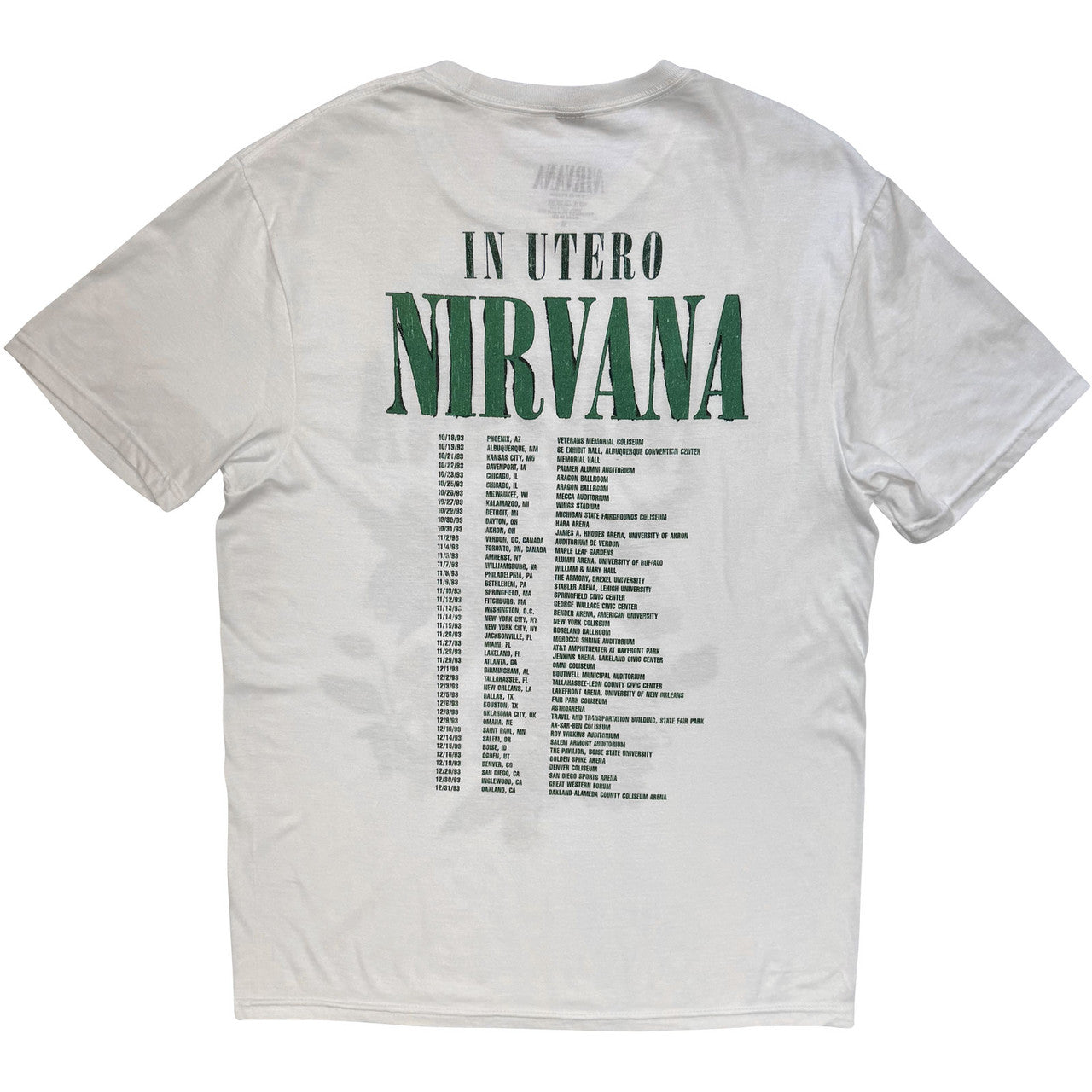 NIRVANA - In Utero Green T-Shirt