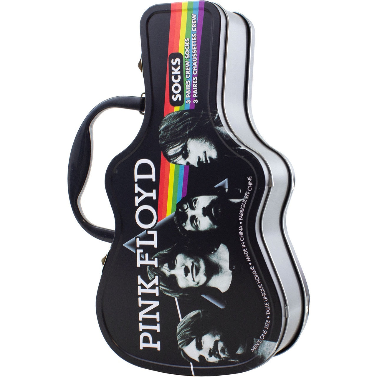 PINK FLOYD - 3-Pack Socks In Guitar Shaped Tin