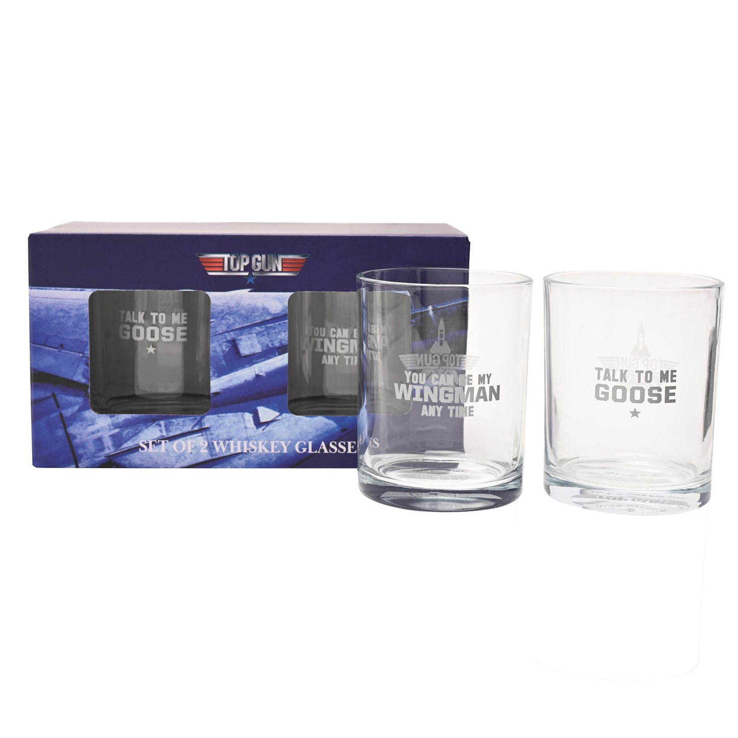 TOP GUN - Set of 2 Whisky Tumblers