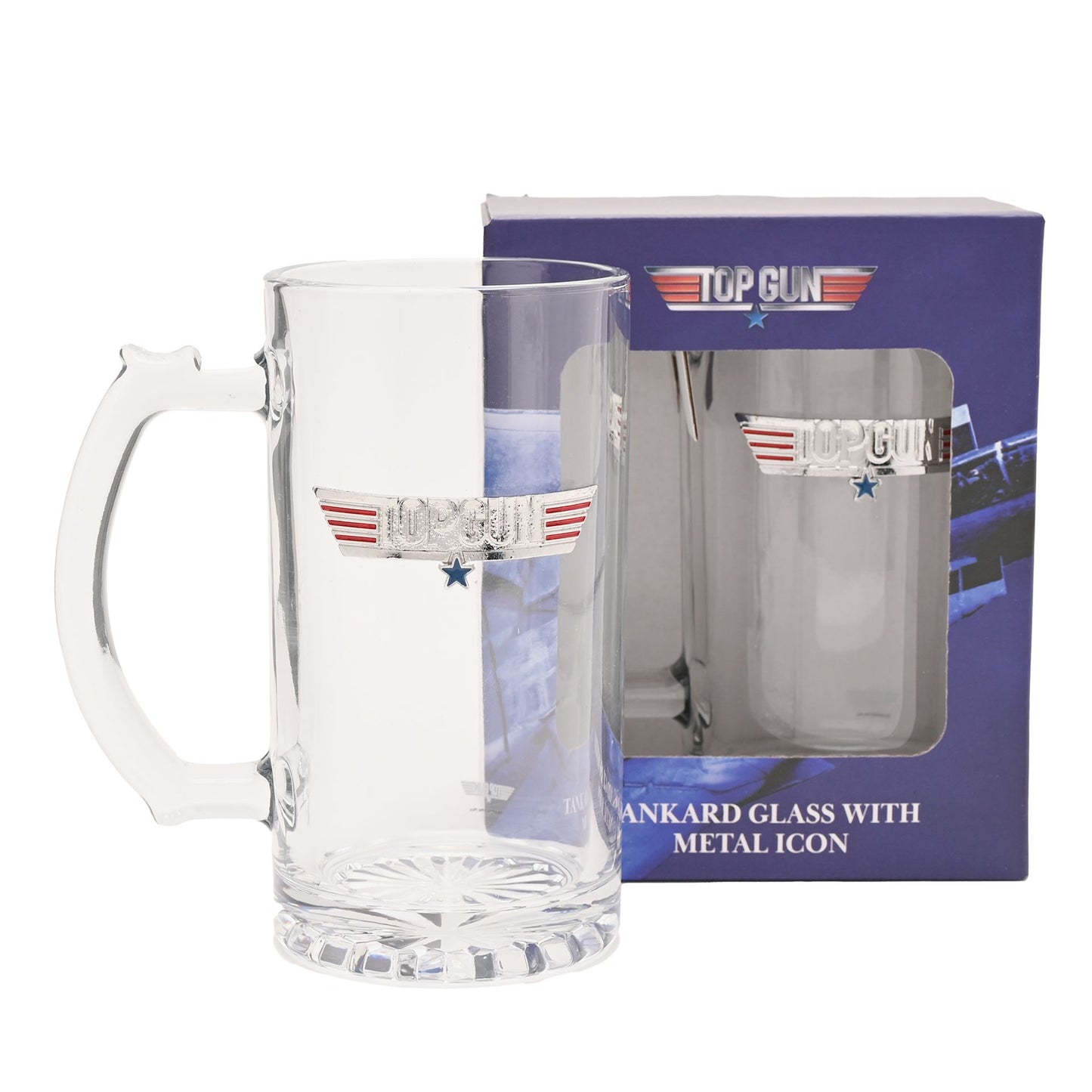TOP GUN - Silver Logo Tankard