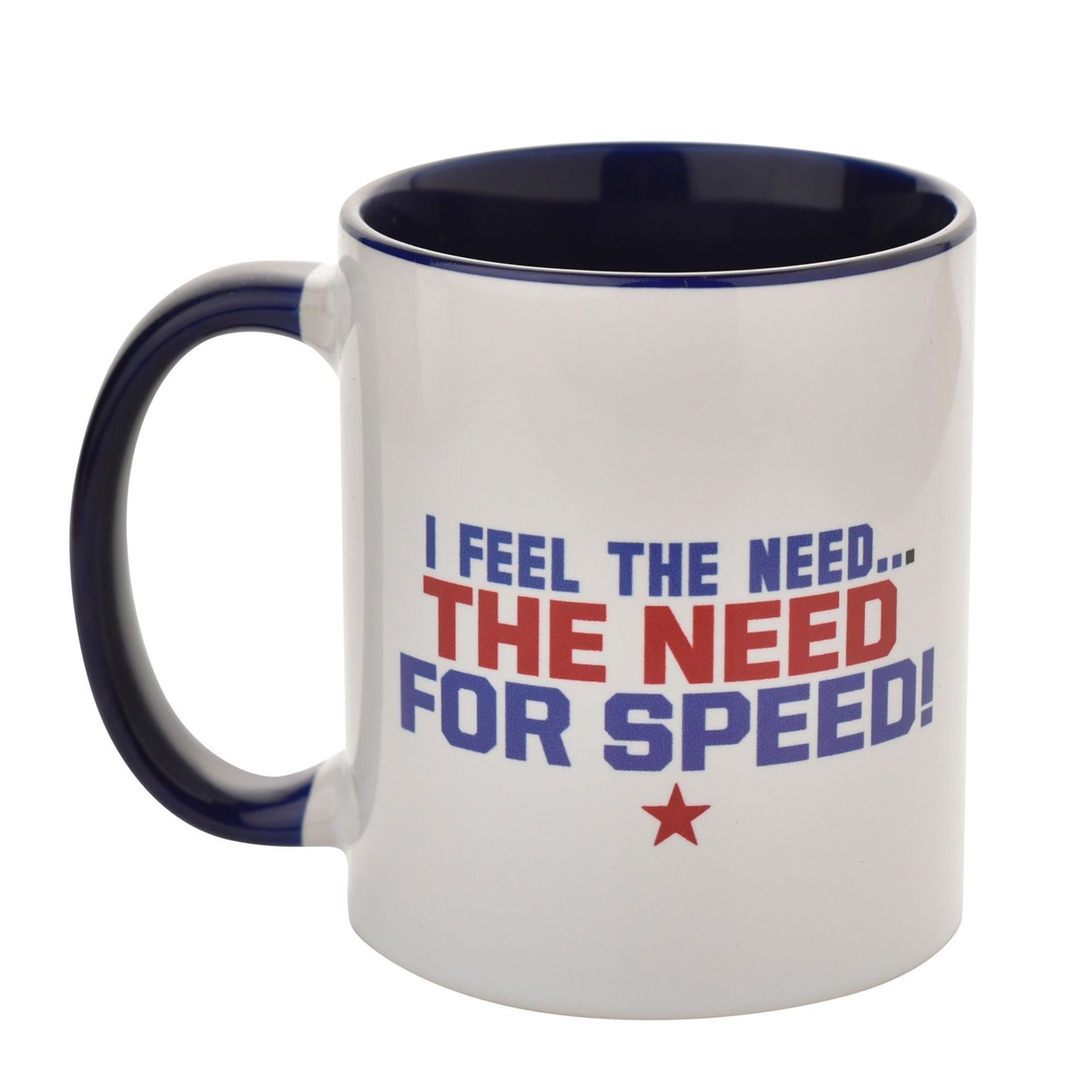 TOP GUN - 'Feel the Need for Speed' Blue Inside Mug