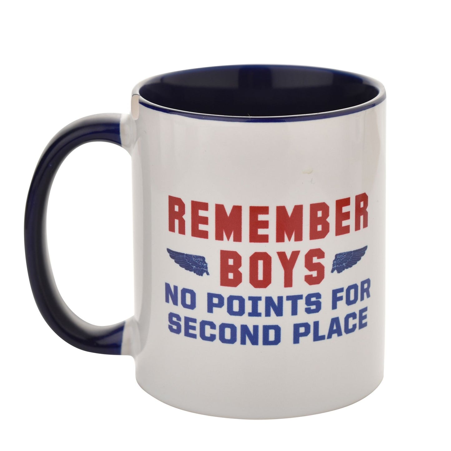 TOP GUN - 'No Points for Second Place' Blue Inside Mug