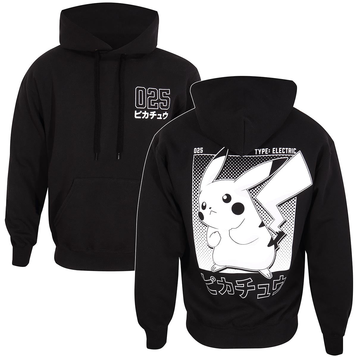 POKEMON - Halftone Pikachu Pullover Hoodie