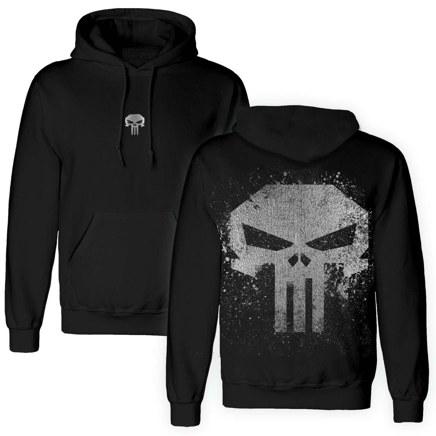MARVEL : PUNISHER - Skull With Metallic Ink FB Hoodie