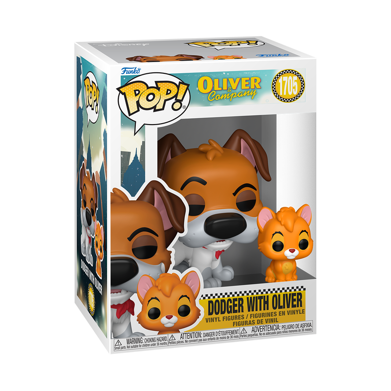OLIVER & COMPANY - Dodger with Oliver #1705 Funko Pop!