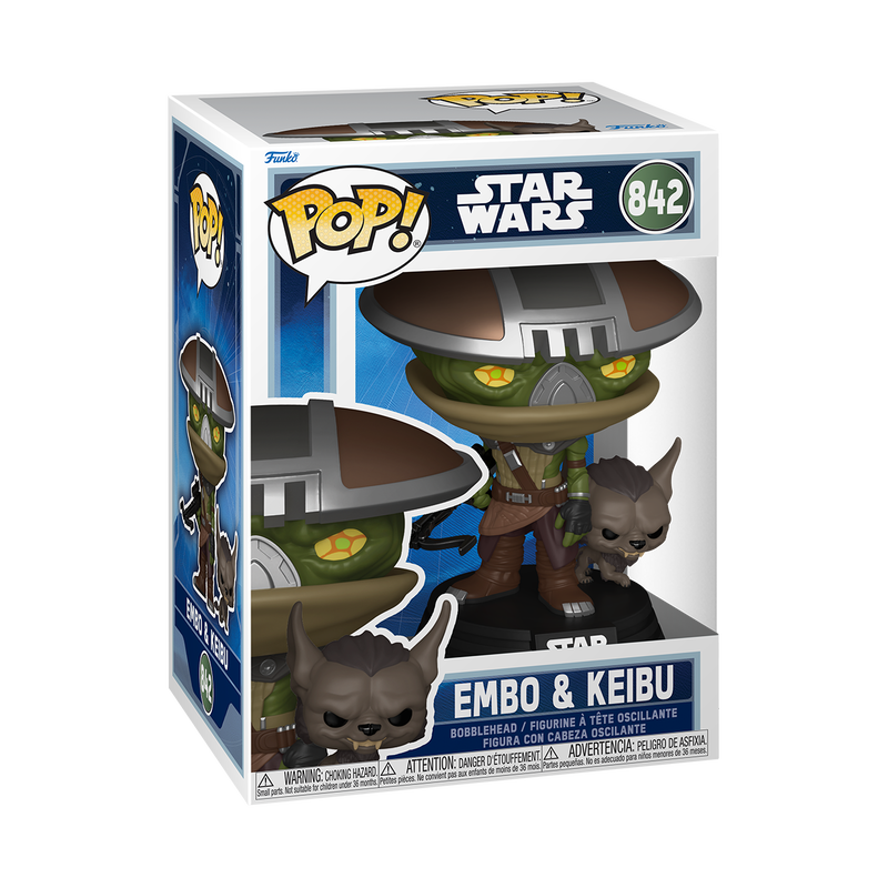 STAR WARS : MANDALORIAN - Embo & Keibu #842 Funko Pop