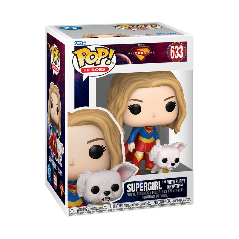 DC : SUPERGIRL - Supergirl (with Puppy Krypto) #633 Funko Pop!