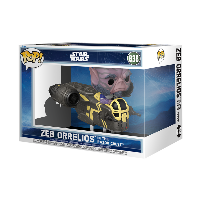 STAR WARS : MANDALORIAN - Zeb Orrelios in the Razor Crest #838 Funko Pop! Rides