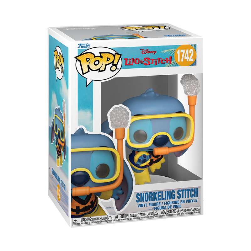 DISNEY : LILO & STITCH - Snorkeling Stitch #1742 Funko Pop!