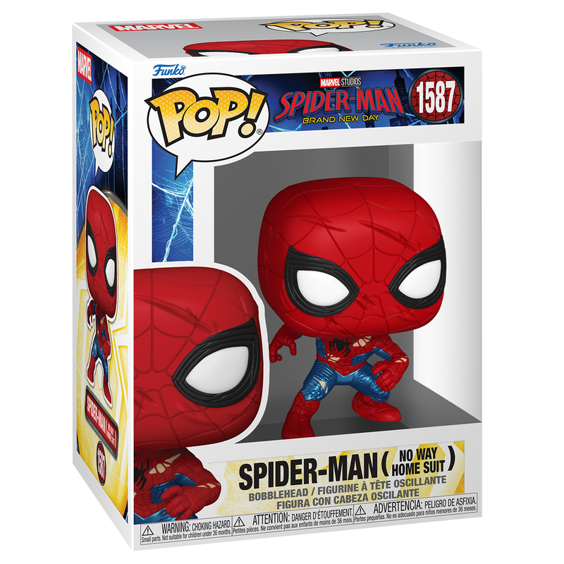 MARVEL - SPIDER-MAN : BRAND NEW DAY - Spider-Man (No Way Home Suit) #1587 Funko Pop!