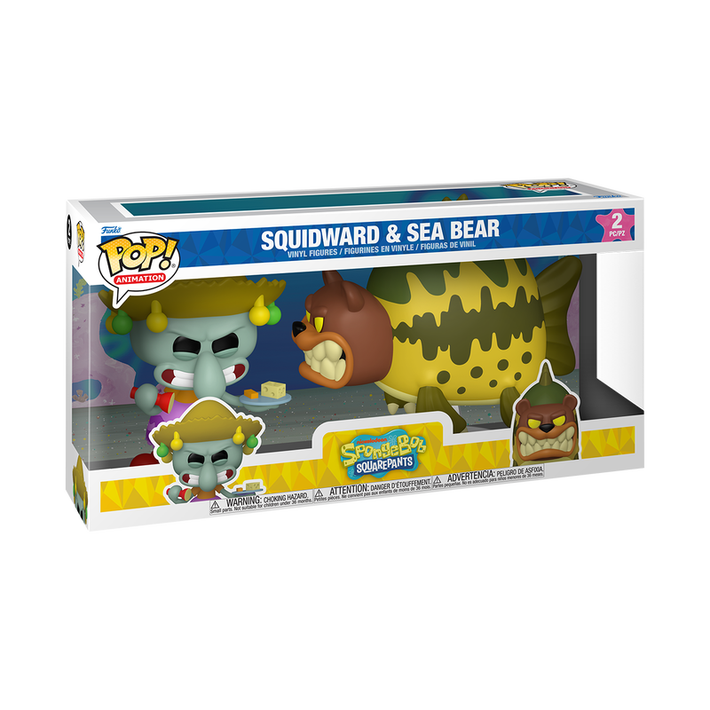 SPONGEBOB SQUAREPANTS - Squidward and Sea Bear Funko Pop! 2-Pack