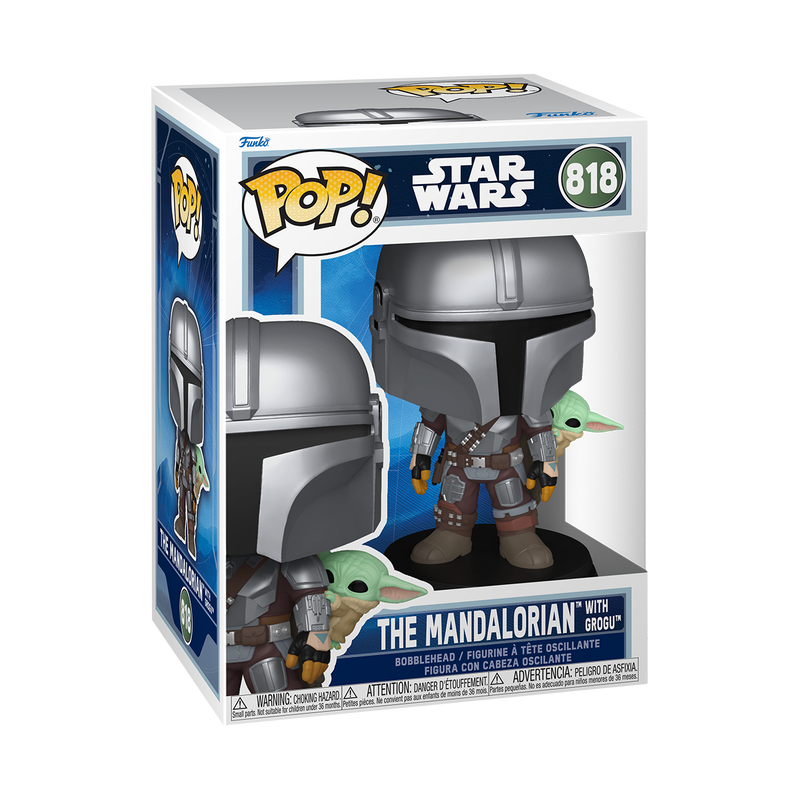 STAR WARS : MANDALORIAN - The Mandalorian with Grogu #818 Funko Pop!