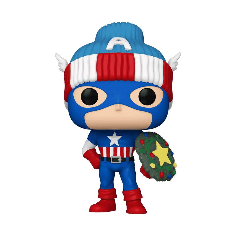 MARVEL - Captain America (Holiday) #1438 Funko Pop!