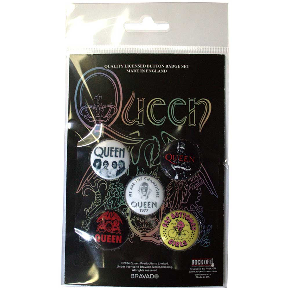 QUEEN - Fat Bottomed Girls Badge Pack