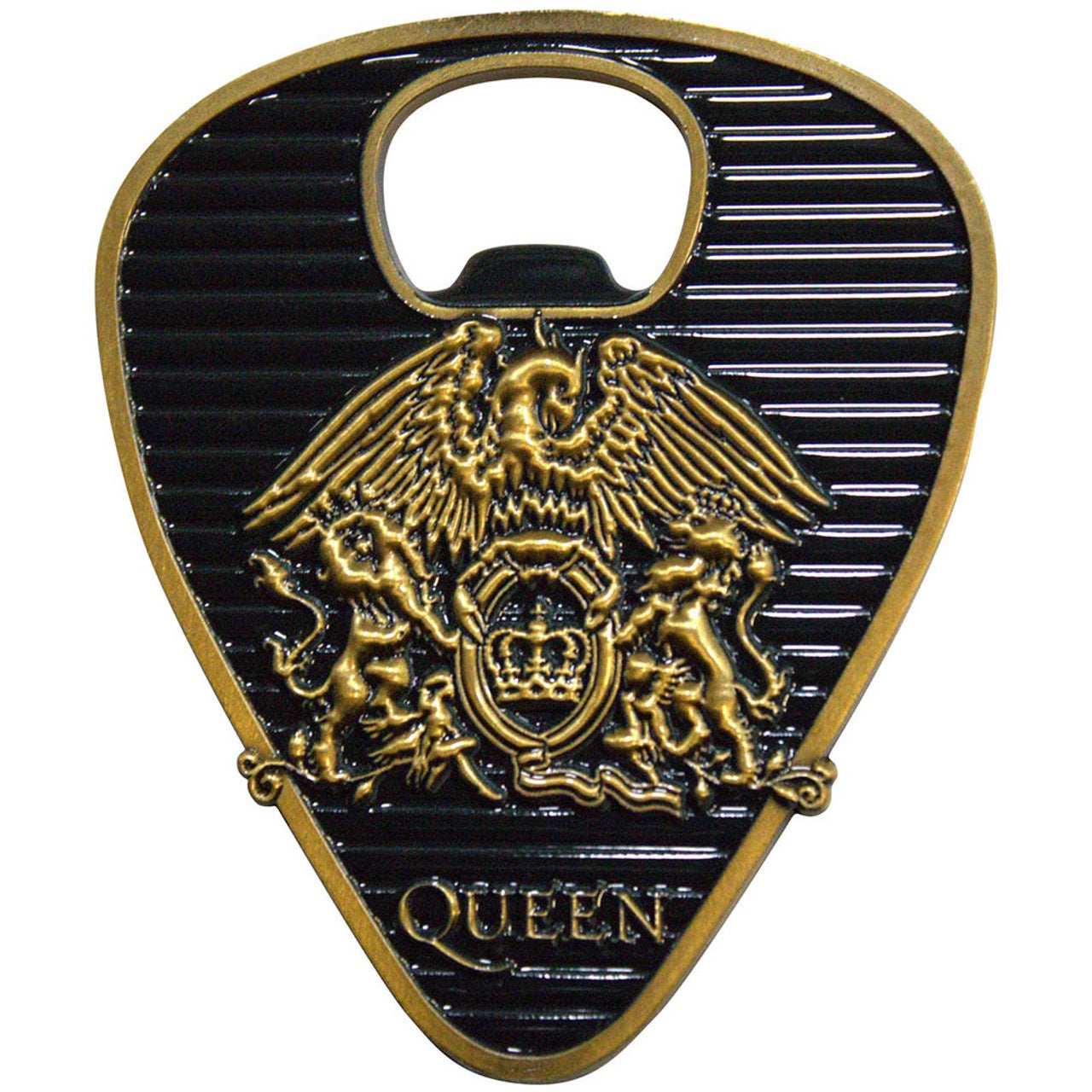 QUEEN - Gold Crest Plectrum Bottle Opener