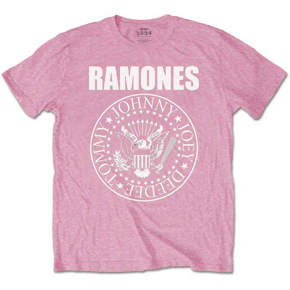 RAMONES - Presidential Seal Pink Kids T-Shirt