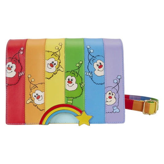 LOUNGEFLY : HALLMARK - Rainbow Brite Rainbow Sprites Crossbody Bag