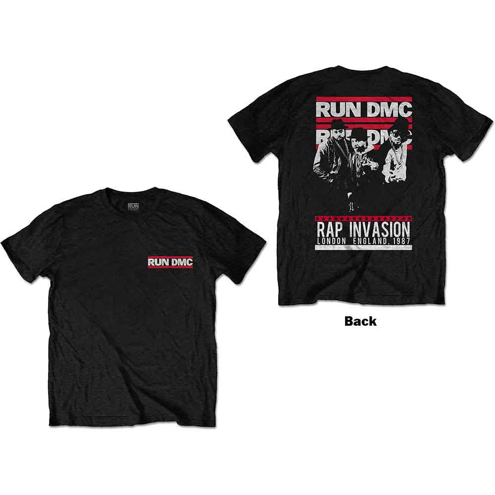RUN DMC - Rap Invasion Back Print T-Shirt