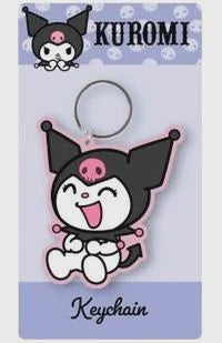 SANRIO - Kuromi Pink Rubber Keyring