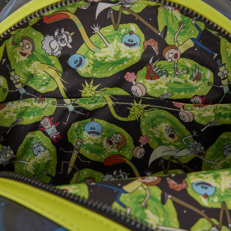 LOUNGEFLY : RICK & MORTY - Space Cruiser Mini Backpack