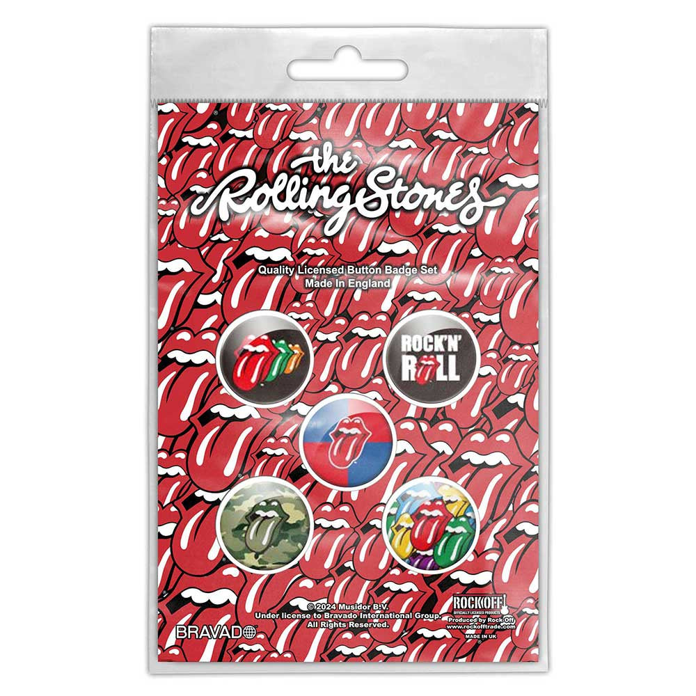ROLLING STONES - Rock 'N' Roll Badge Pack