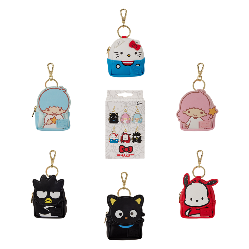 LOUNGEFLY : SANRIO - Hello Kitty Cosplay Blind Box Mystery Bag Charm (1)