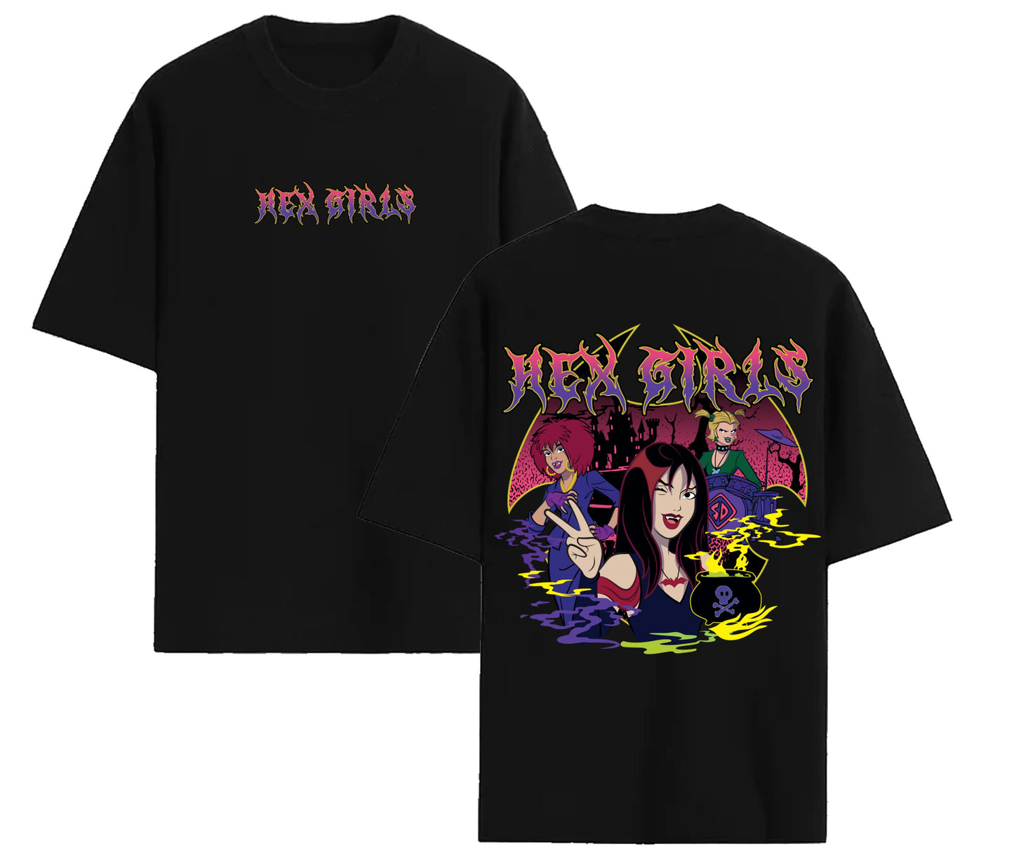 SCOOBY DOO : HEX GIRLS - Cauldron Oversized T-Shirt