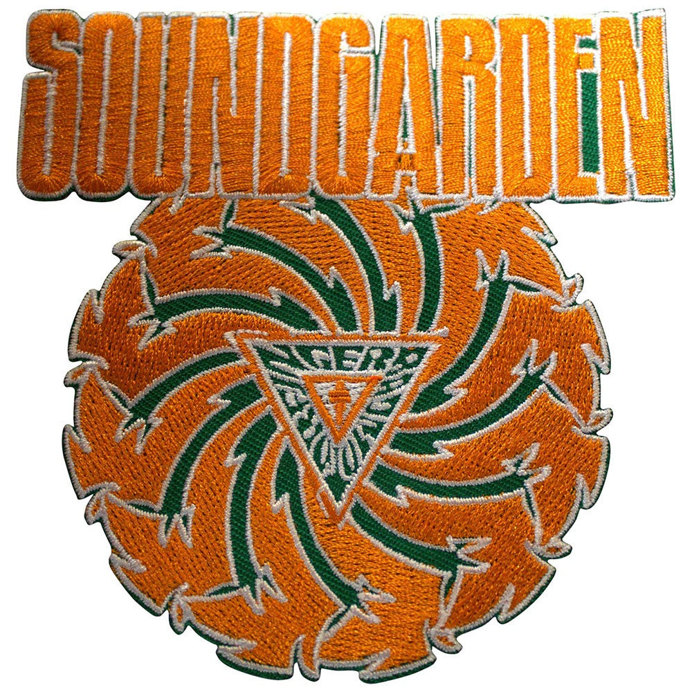 SOUNDGARDEN - Badmotorfinger Orange On Green Patch