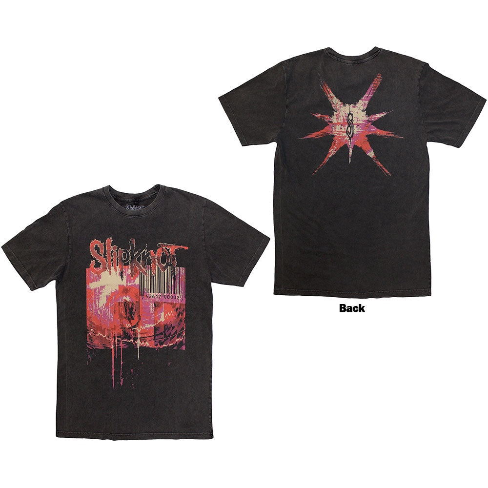 SLIPKNOT - The End, So Far Barcode Stone Wash Limited Edition T-Shirt