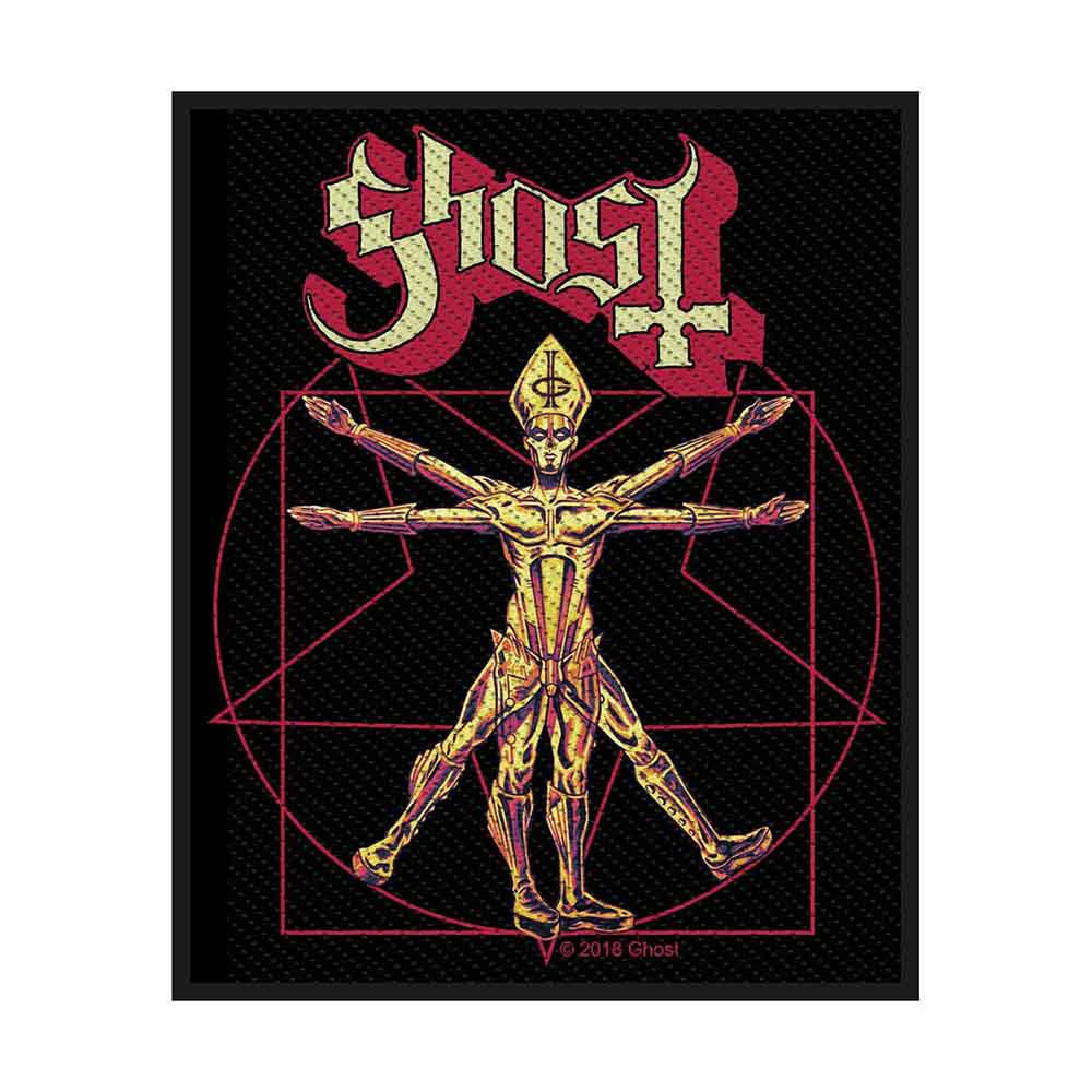 GHOST - The Vitruvian Ghost Woven Patch