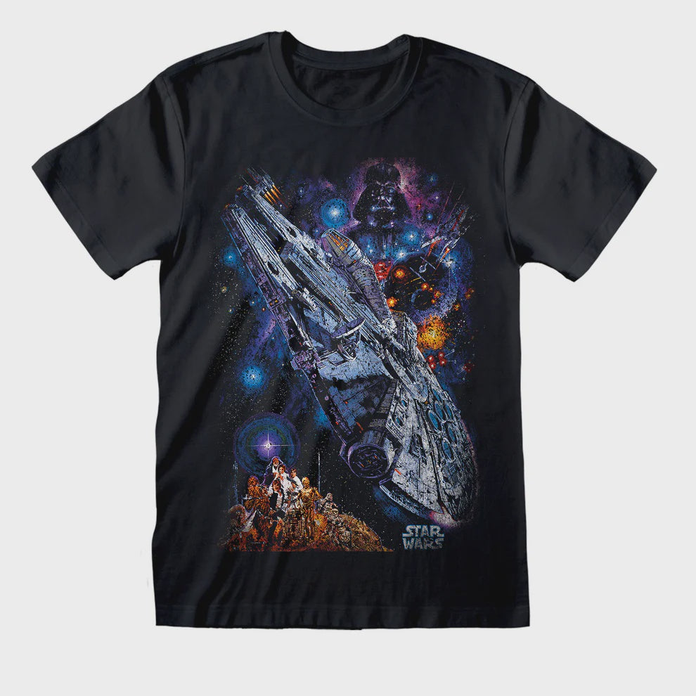 STAR WARS - Galaxy Ship Poster T-Shirt