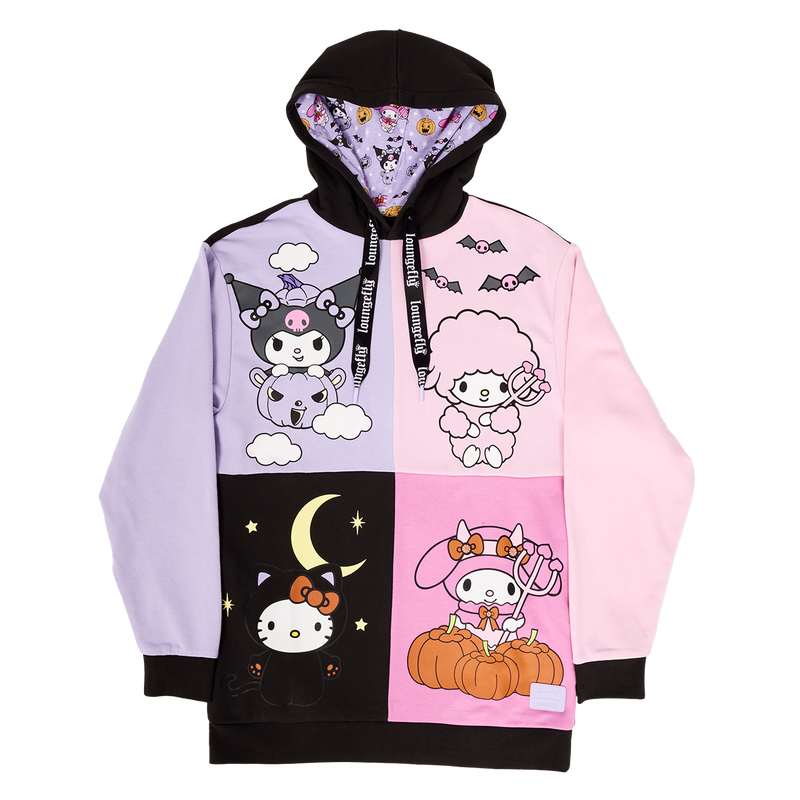 LOUNGEFLY SANRIO Hello Kitty Friends Costume Unisex Hoodie Cool Merch