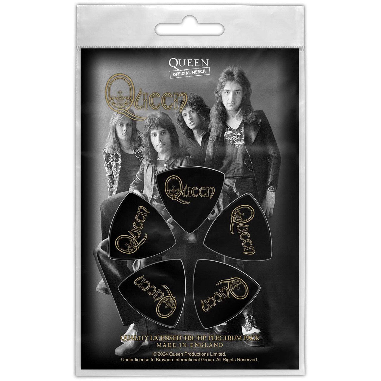 QUEEN - Logo Tri-Tip Plectrum Pack