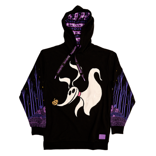 LOUNGEFLY : NIGHTMARE BEFORE CHRISTMAS - Zero Graveyard Glow Hoodie