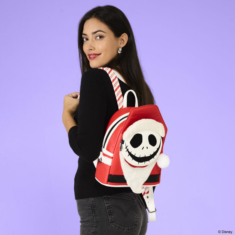 LOUNGEFLY : NIGHTMARE BEFORE CHRISTMAS - Jack Sandy Claws Cosplay Mini Backpack