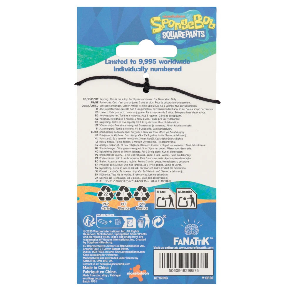 SPONGBOB SQUAREPANTS - Driver License Keyring