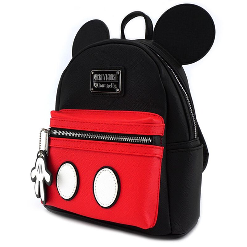 LOUNGEFLY : DISNEY - Mickey Mouse Classic Cosplay Ear Mini Backpack