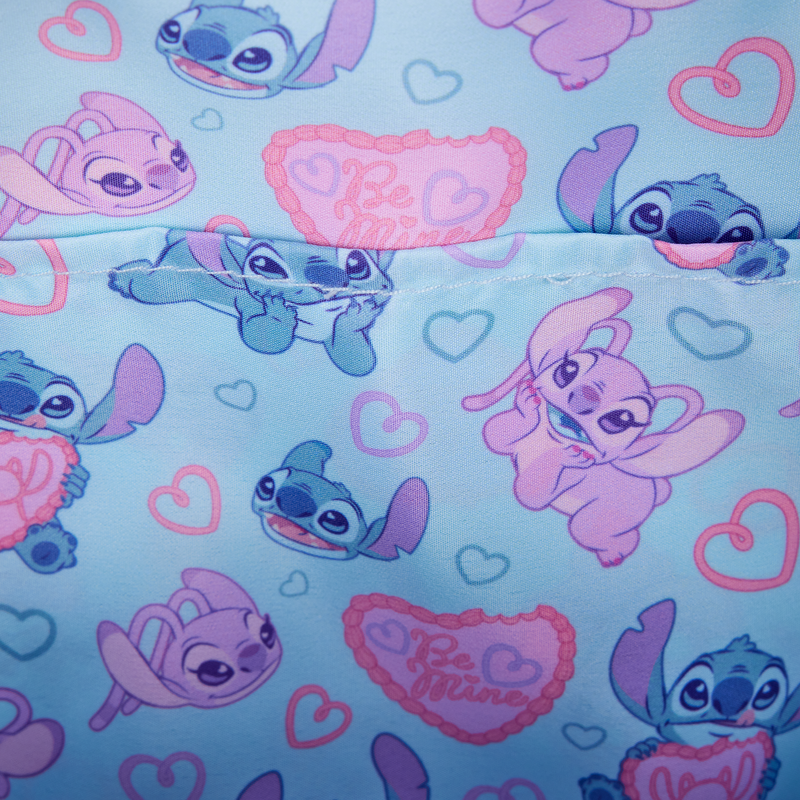 LOUNGEFLY : DISNEY - Stitch & Angel Be Mine Mini Backpack