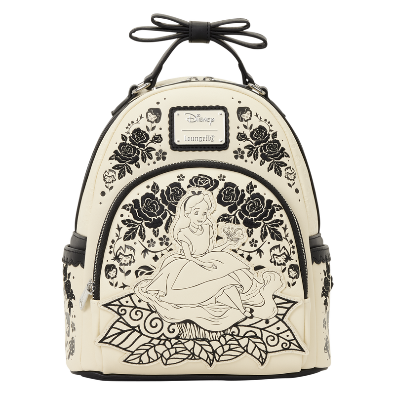 LOUNGEFLY : DISNEY - Alice In Wonderland Embroidered Floral Mini