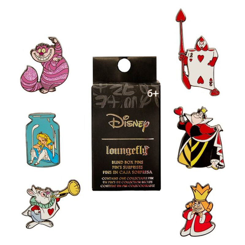 LOUNGEFLY : DISNEY - Alice In Wonderland Blind Box Mystery Pin Badge (1)