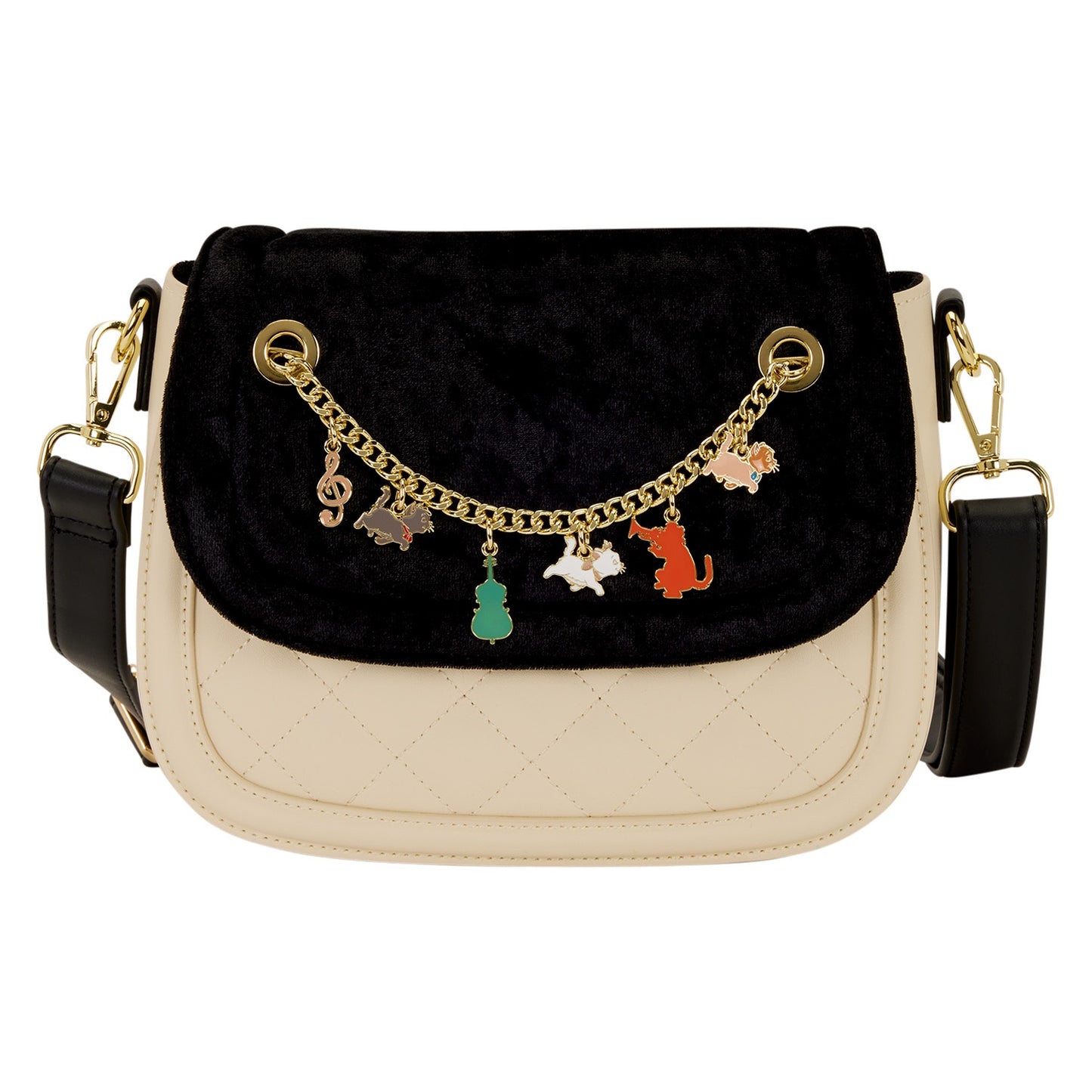 LOUNGEFLY : DISNEY - Aristocats Charm Crossbody Bag