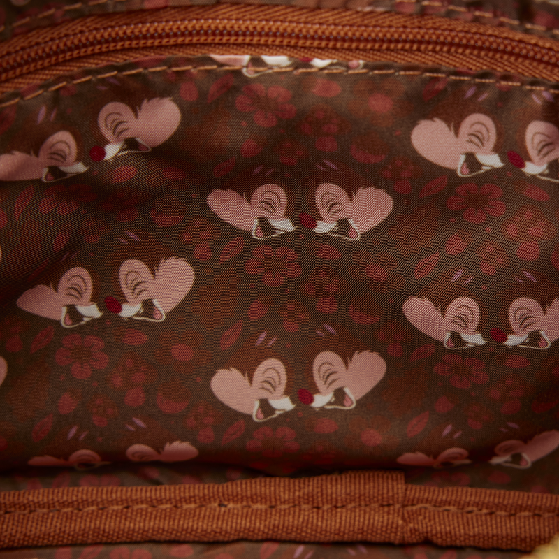 LOUNGEFLY : DISNEY - Chip 'N' Dale Sling Crossbody Bag With Coin Bag