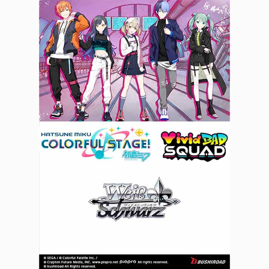 WEISS SCHWARZ : HATSUNE MIKU - Colourful Stage! Vivid Bad SQUAD Trial Deck