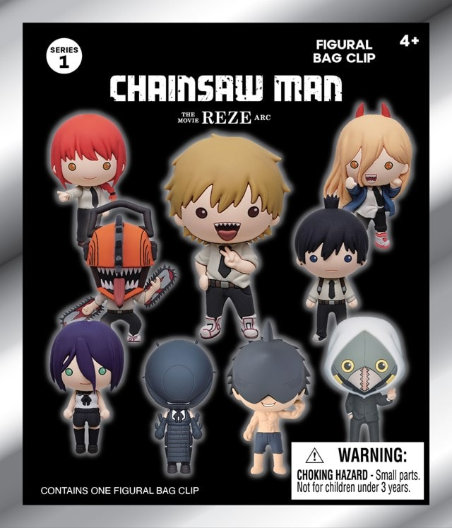 CHAINSAW MAN - Reze Arc Movie Series 1 Mystery Blind Bag Keyring / Bag Clip